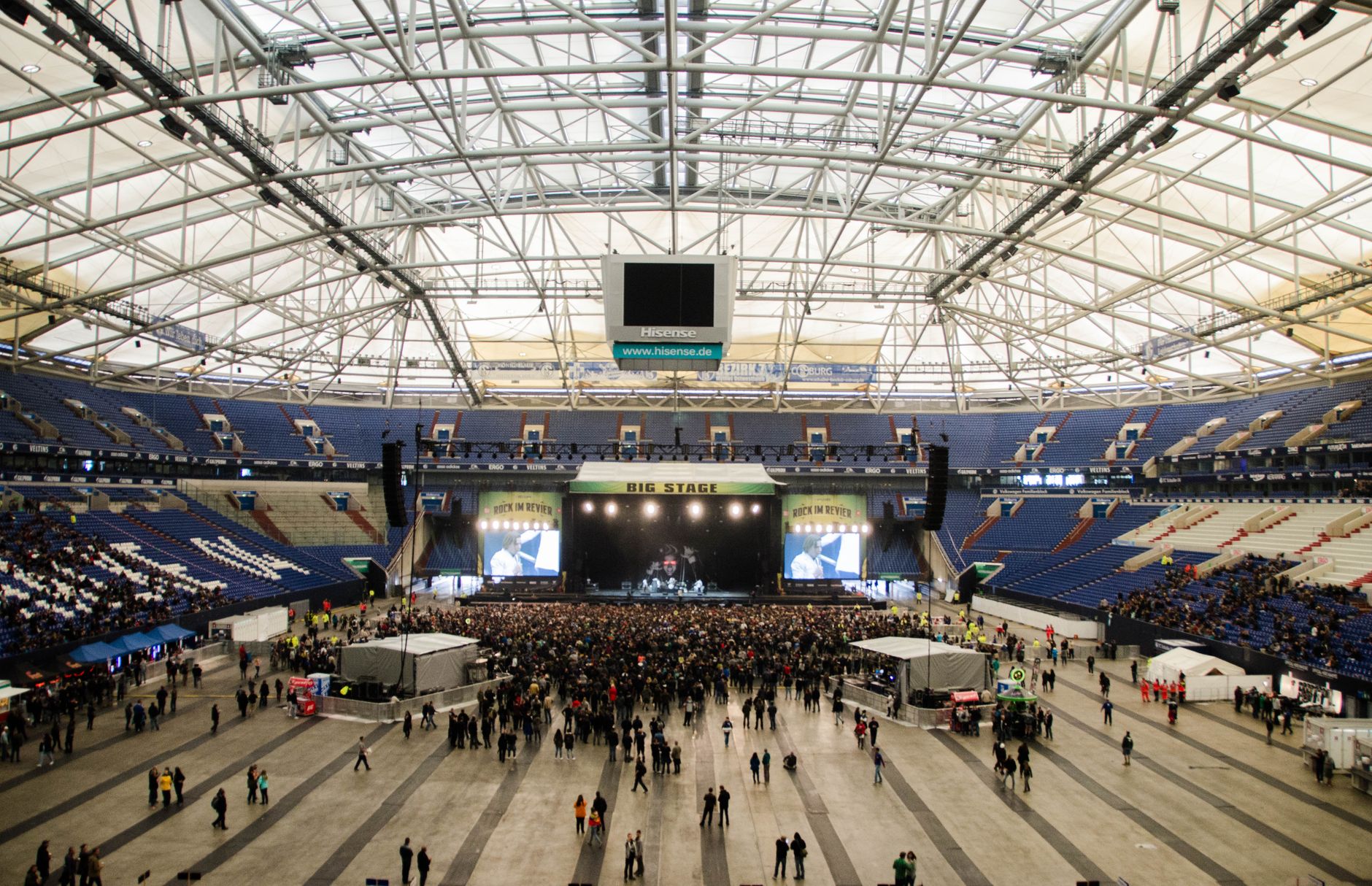 Concert crowd at a sold out arena show